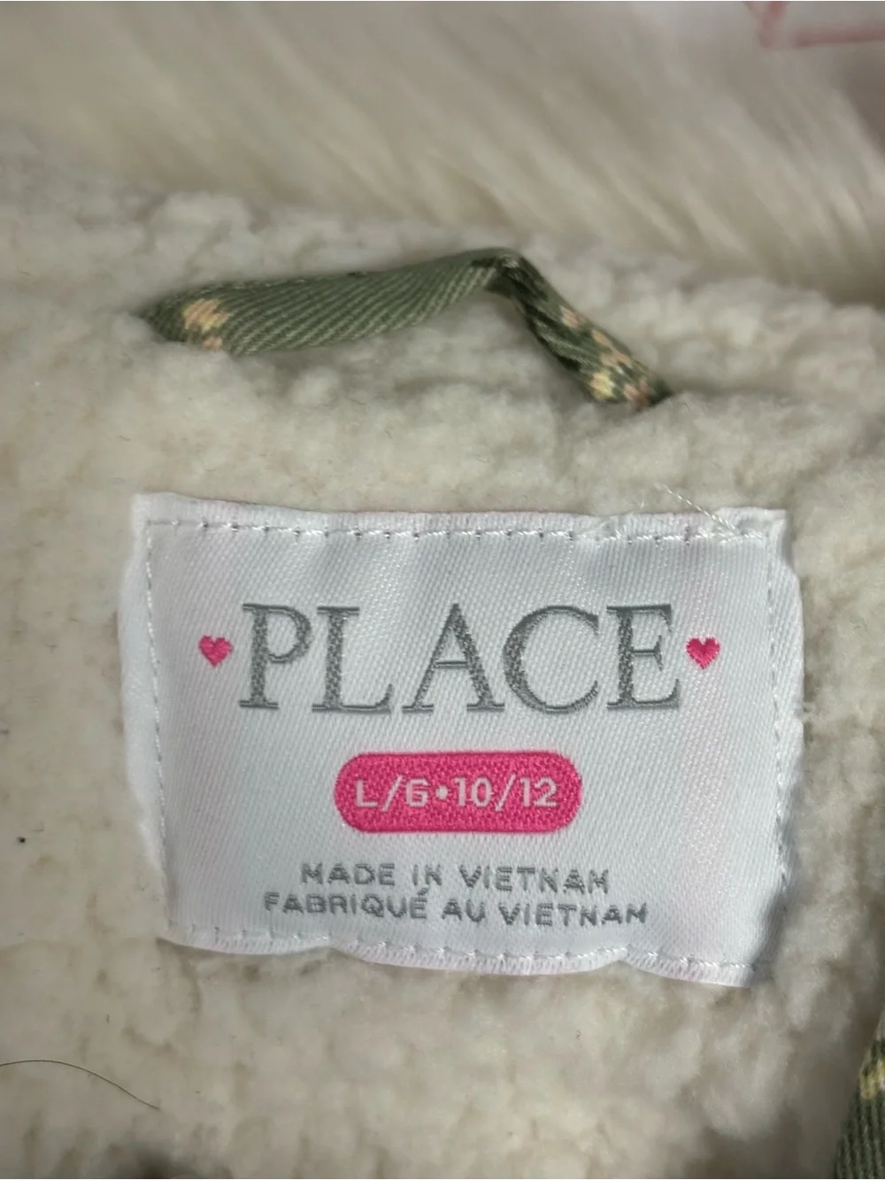 Girls size 10/12 children’s place brand winter jacket, #B1239